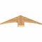 Ekena Millwork Bellingham Timber Gable Bracket, Western Red Cedar, 36"W x 10"H x 1 1/2"D x 5 1/2"F, 7/12 Pitch GBW036X10X0206BEL00SWR - alternate 5